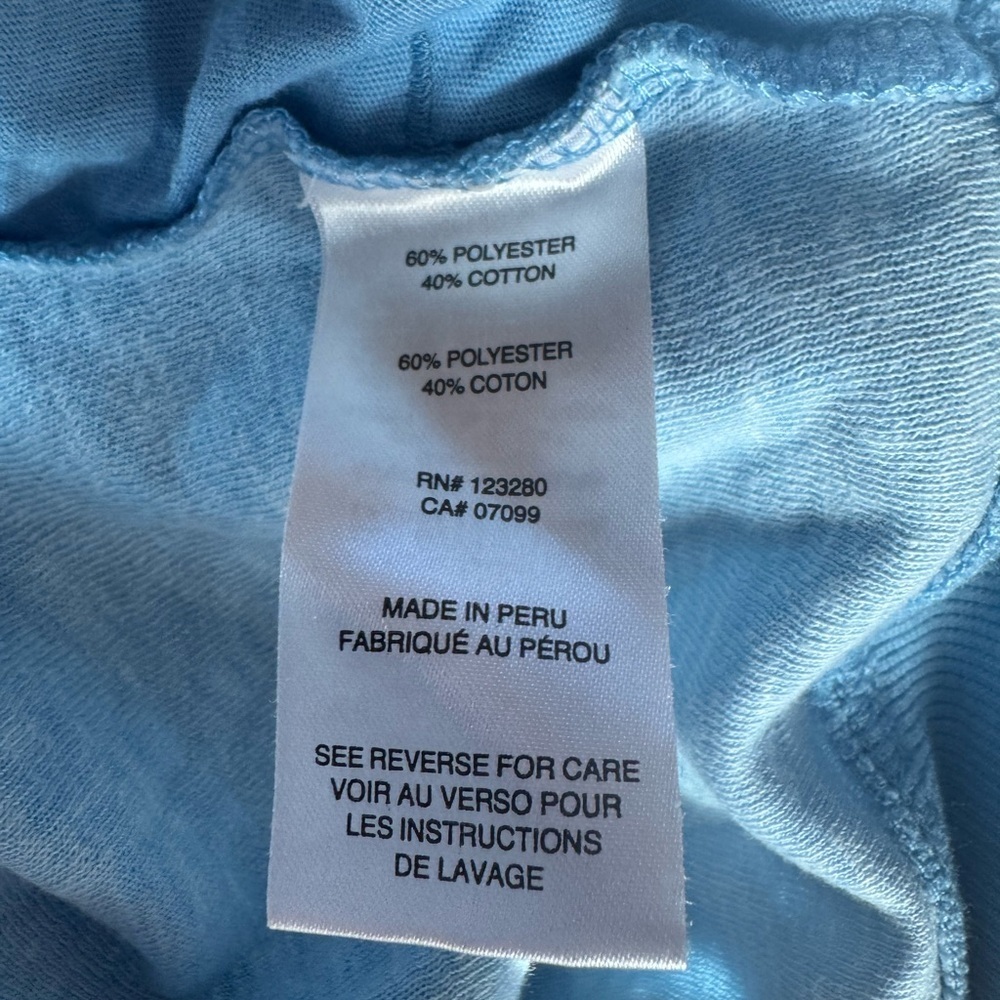 Travis Mathew Bushwood Country Club Longsleeve Hooded Sweater M Blue - Picture 6 of 7